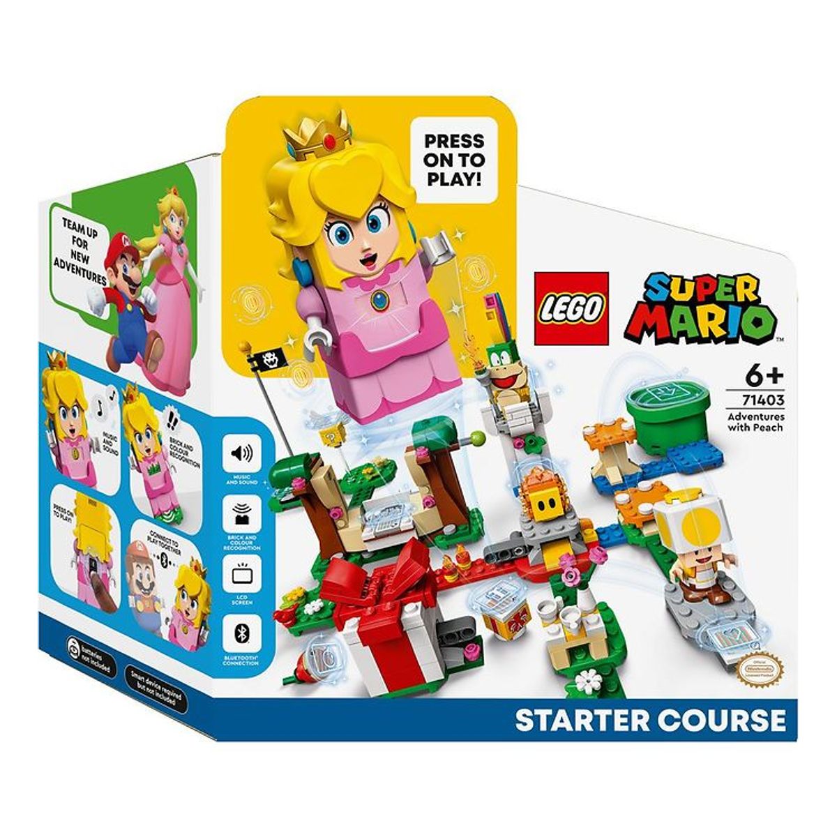 LEGO ® Super Mario - Eventyr Med Peach-Startbane 71403 - 354 Dele