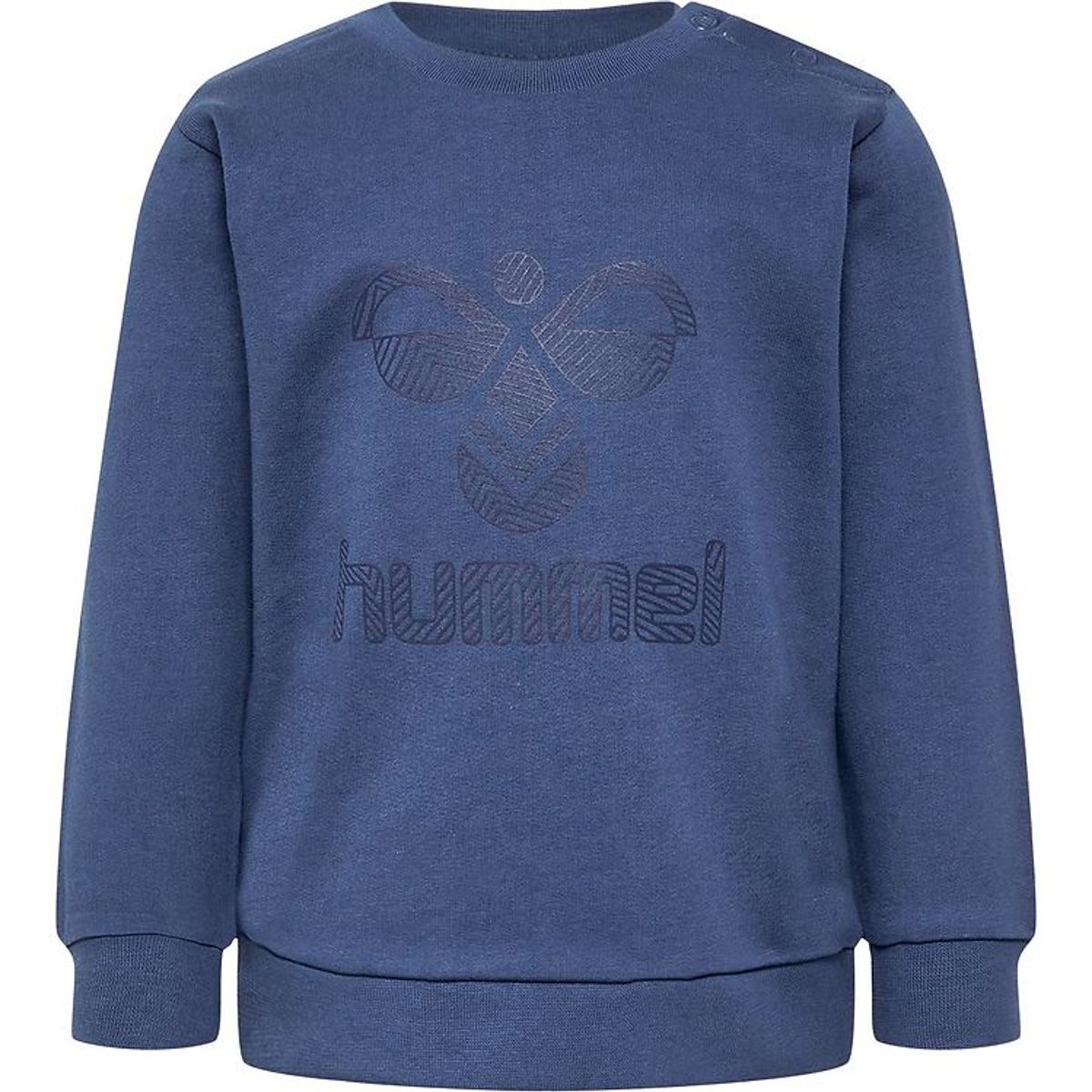 Hummel Sweatshirt - hmlFastwo Lime Sweatshirt - True Navy