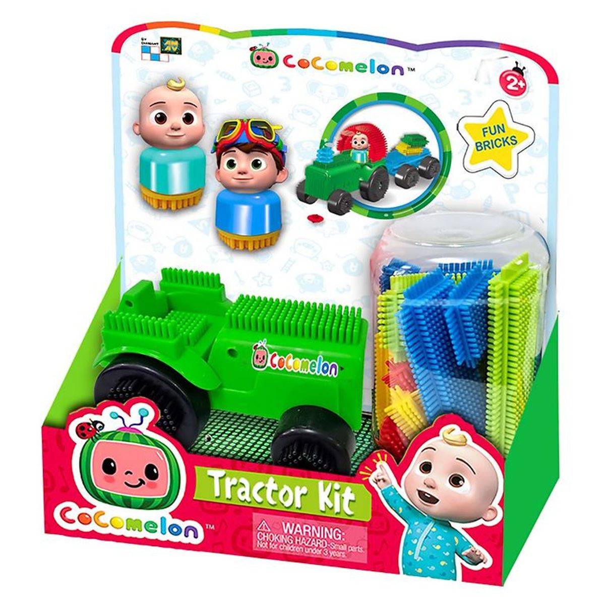 CoComelon Aktivitetslegetøj - Funbricks Tractor Kit