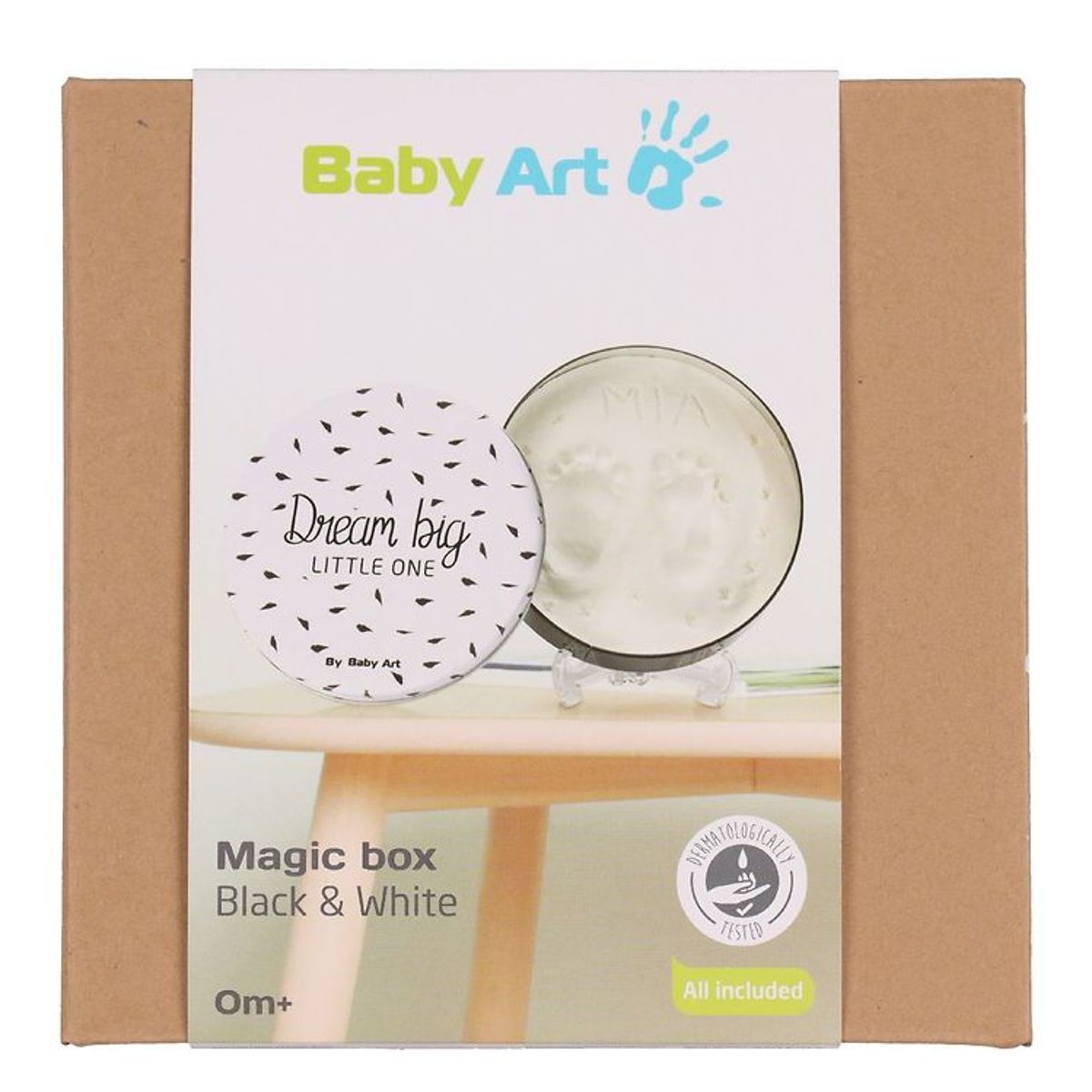 Baby Art Hånd- Og Fodaftryk Sæt - Magic Box