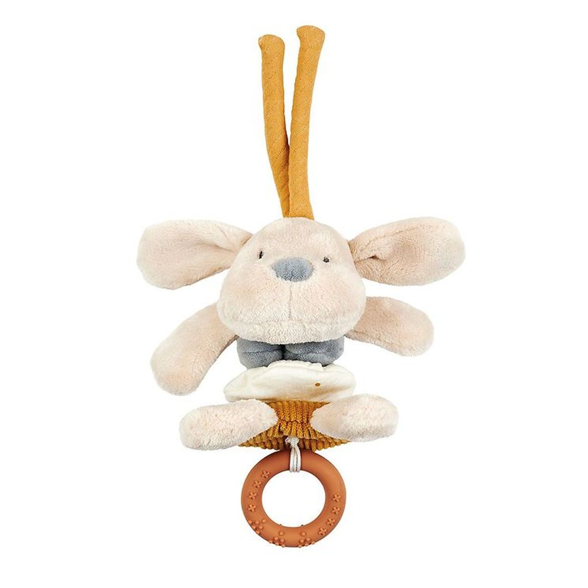 Nattou Aktivitetslegetøj - Vibrating Dog Charlie - 20 cm - Beige