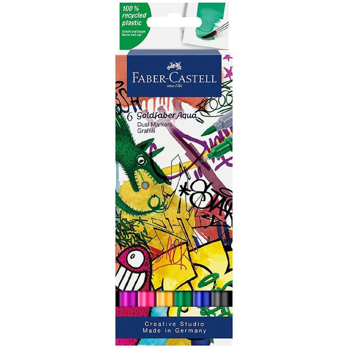 Faber-Castell Tuscher - 6 stk. - Graffiti