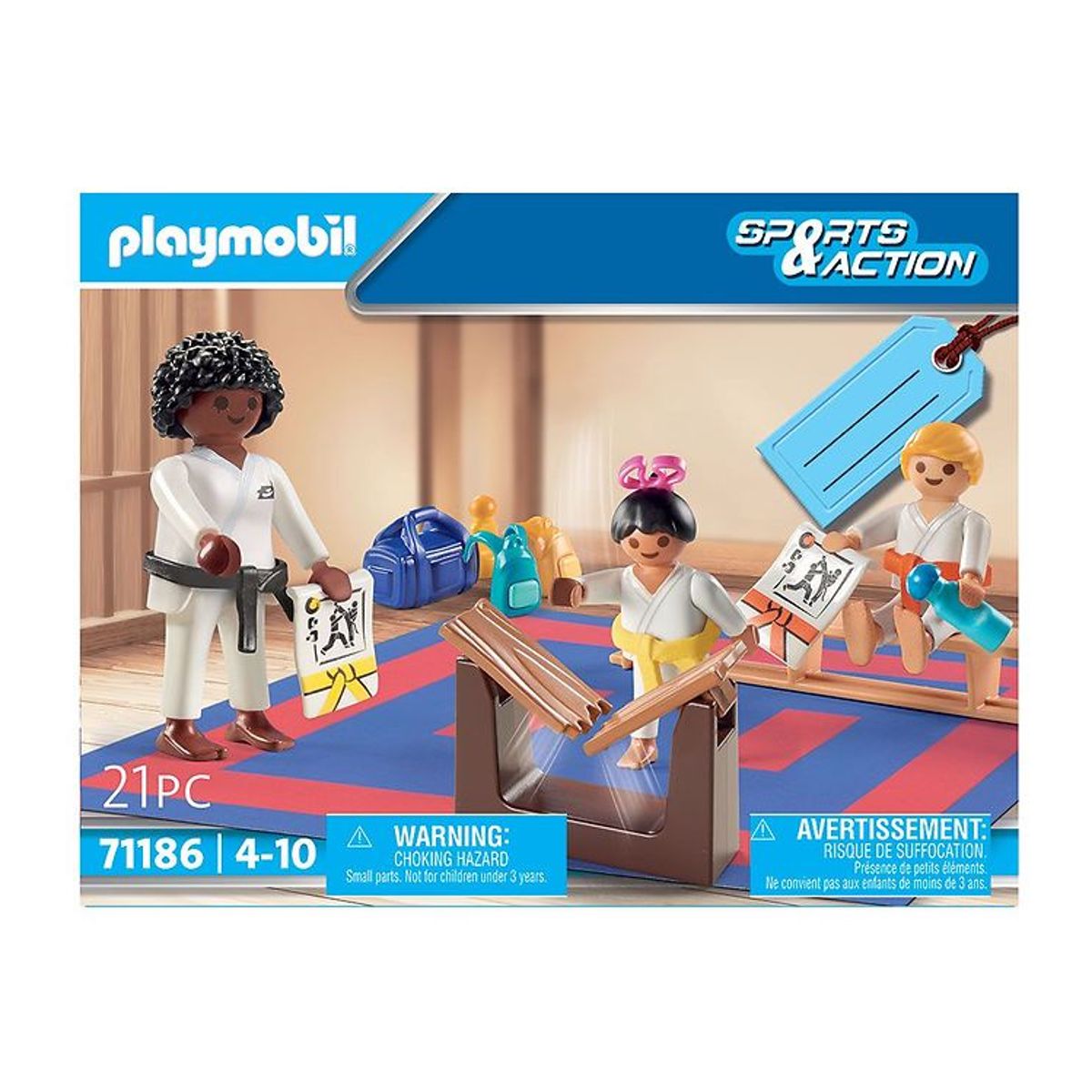 Playmobil Sports & Action Sæt - Karatetræning - 71186 - 21 Dele