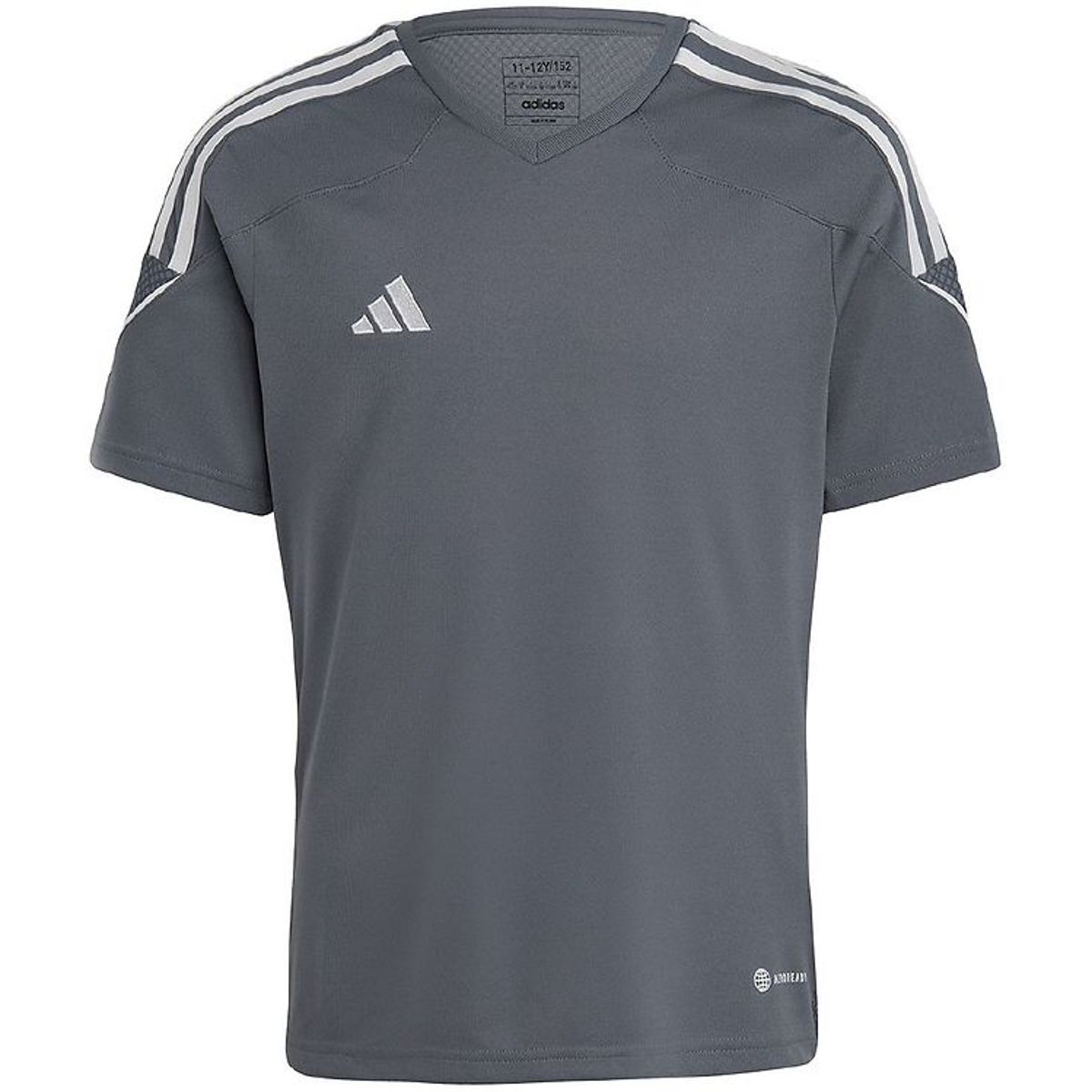 adidas Performance T-Shirt - TIRO 23 JSY Y - Grå/Hvid