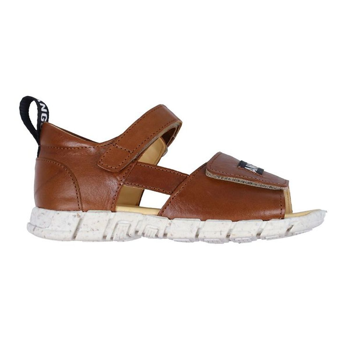 Angulus Sandal - Cognac m. Logobånd