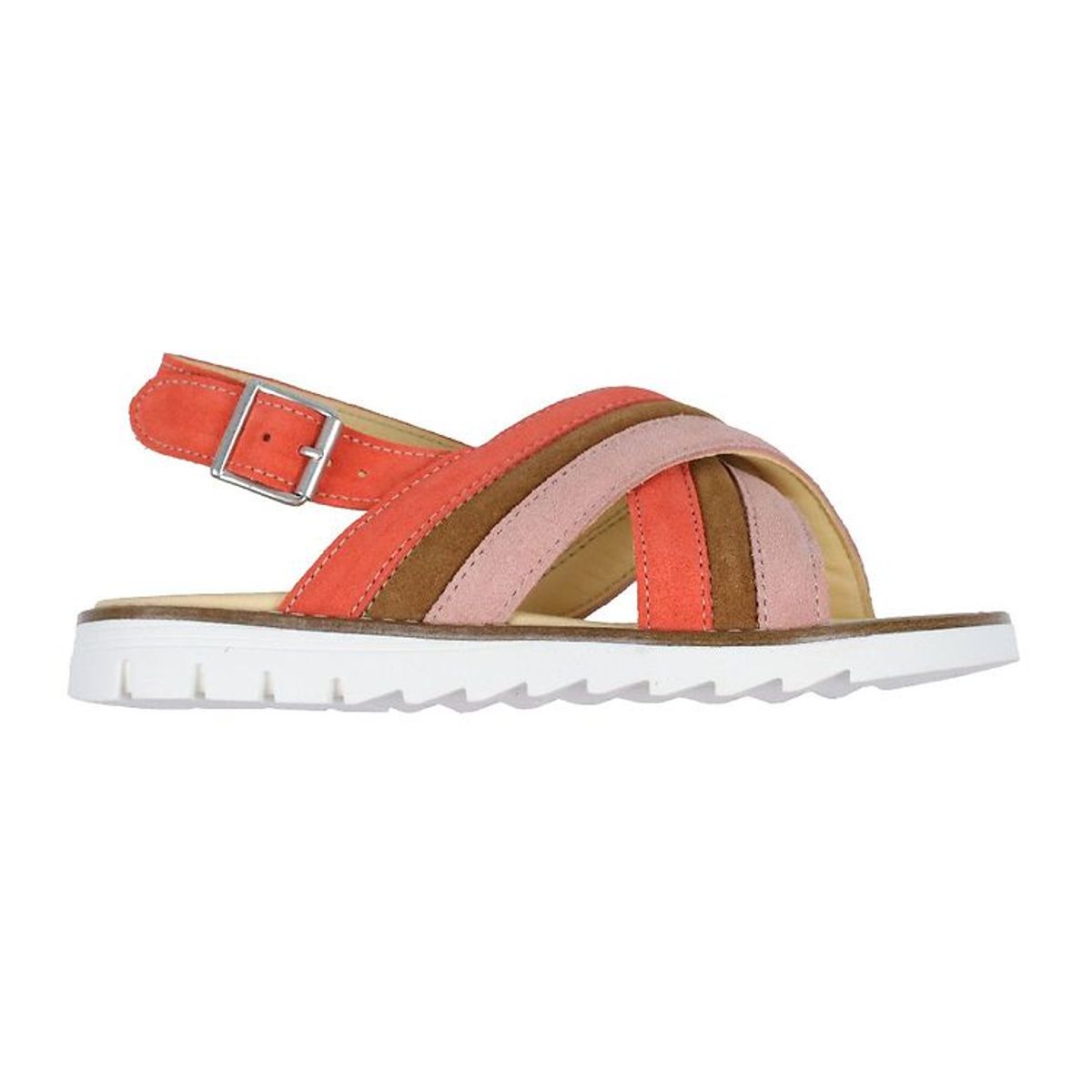 Angulus Sandal - Fersken/Cognac/Koral