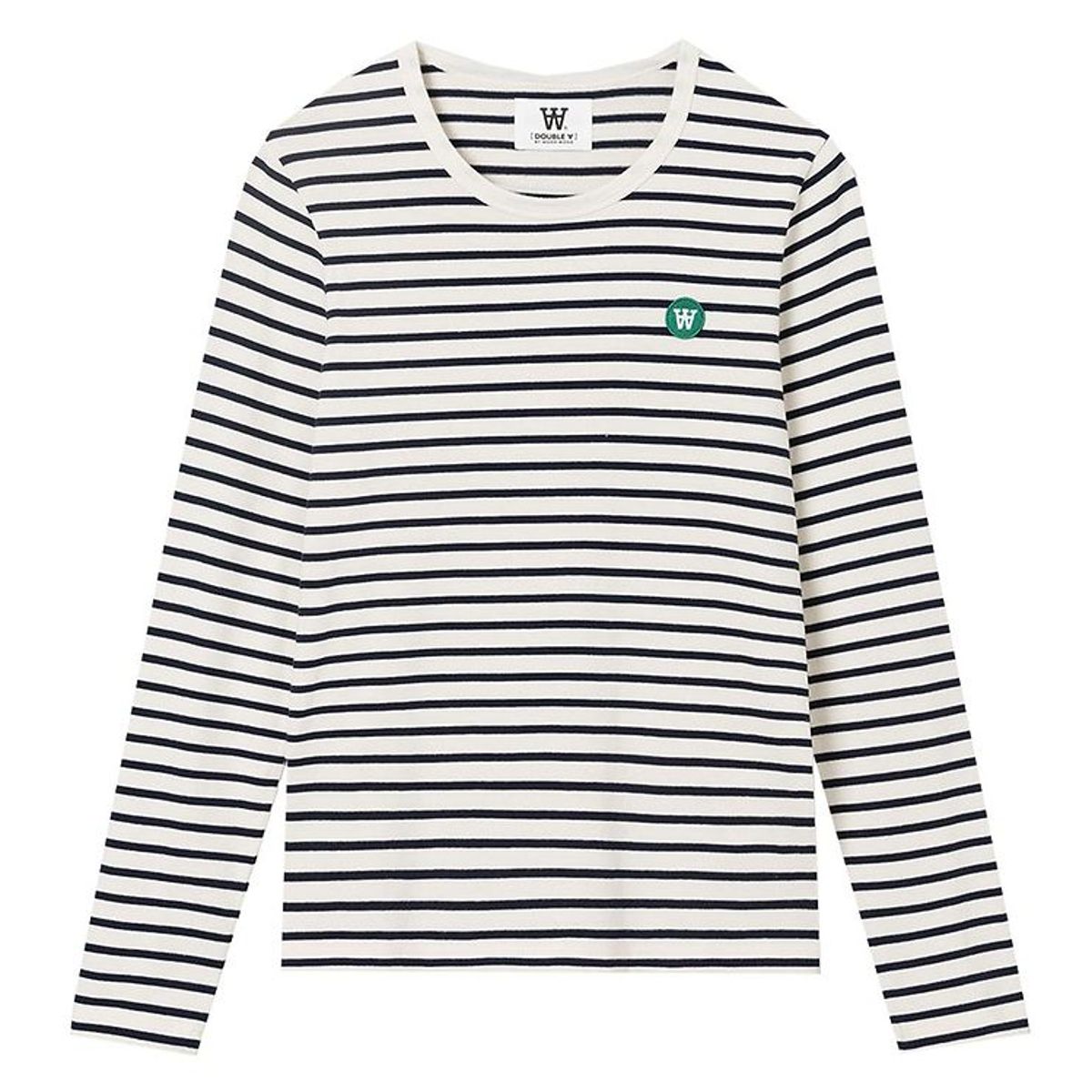 Wood Wood Bluse - Moa - Off-White/Navy Stripes