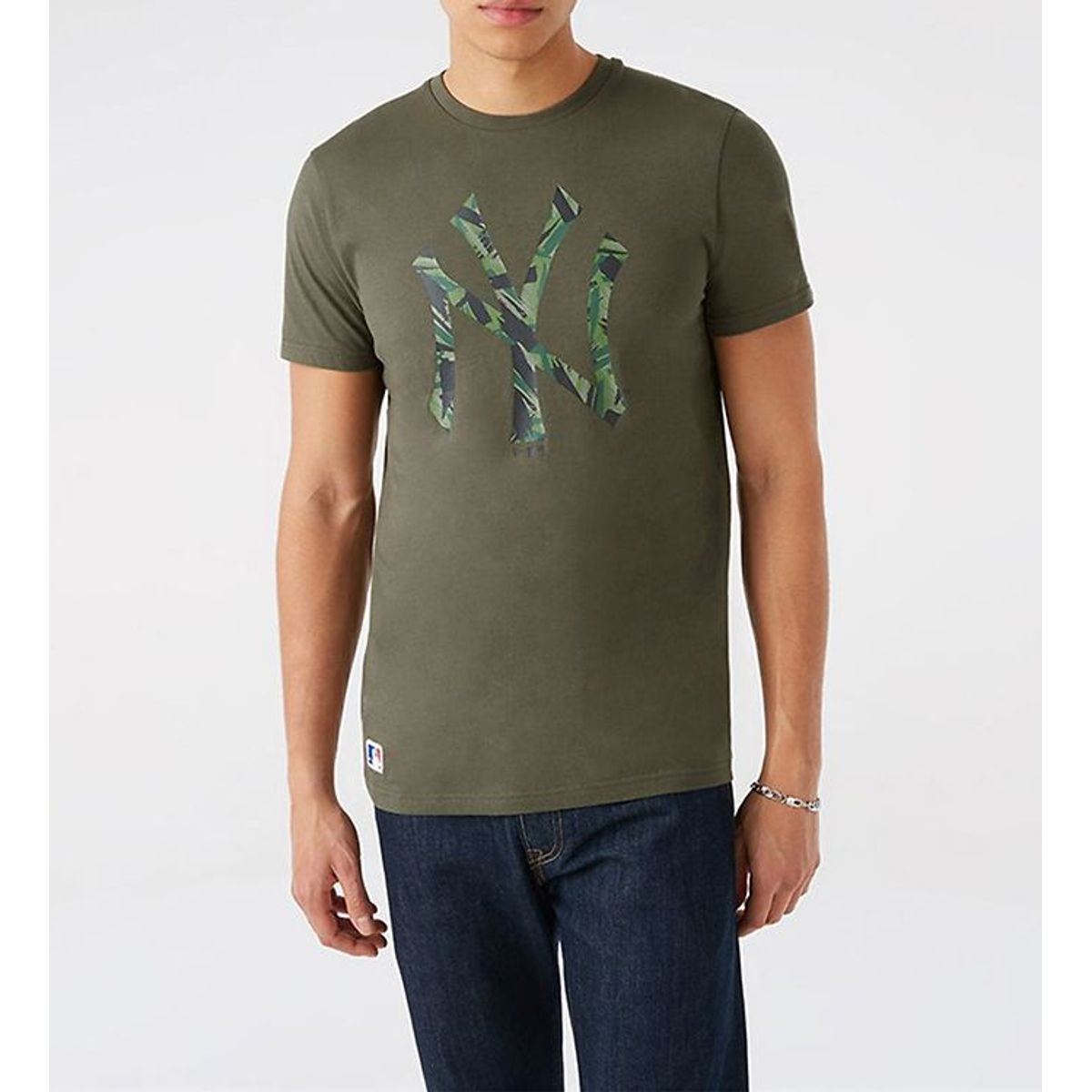 New Era T-Shirt - New York Yankees - Army Grøn