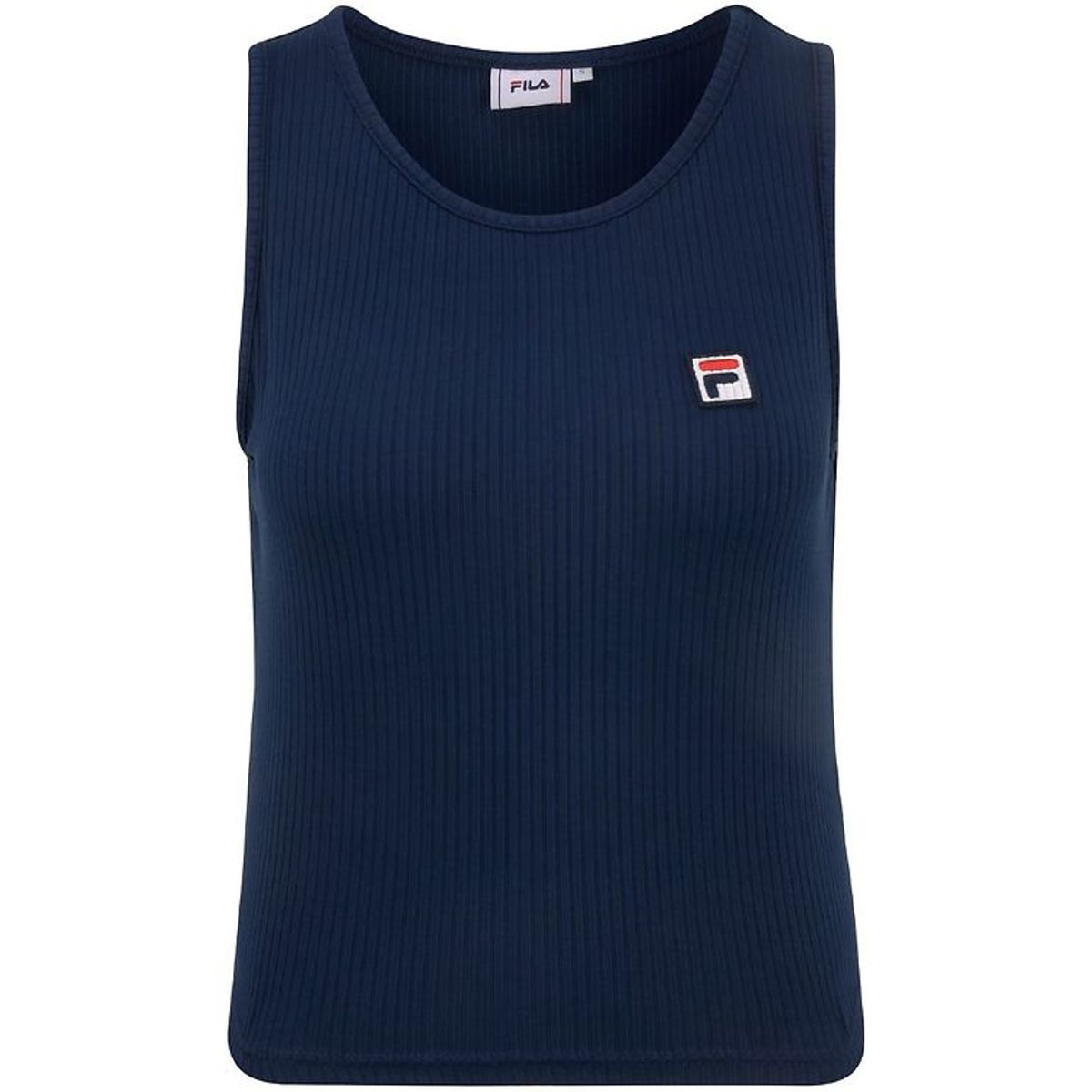 Fila Top - Cropped - Rib - Navy