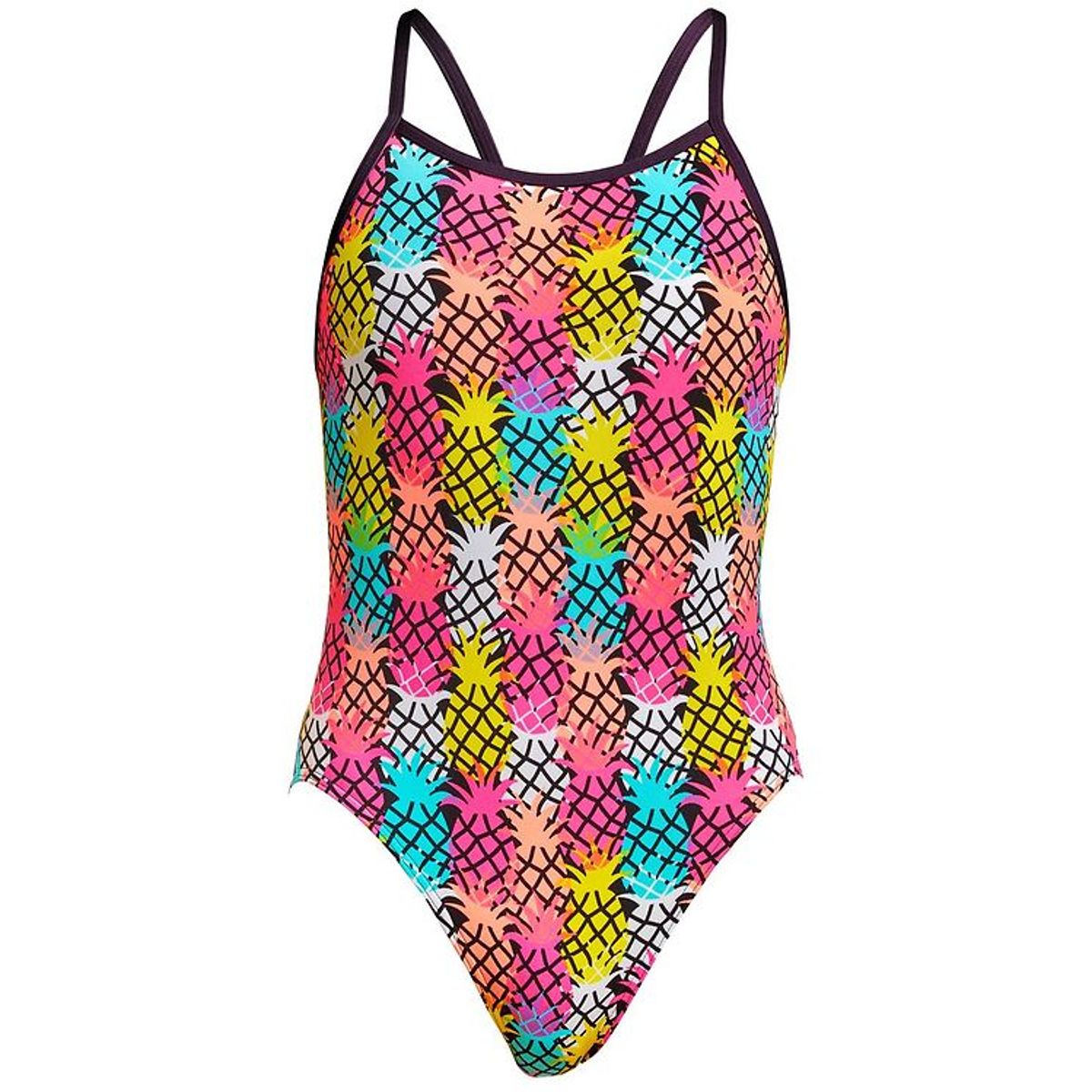 Funkita Badedragt - UV50+ - Single Strap - Pino Punch m. Ananass