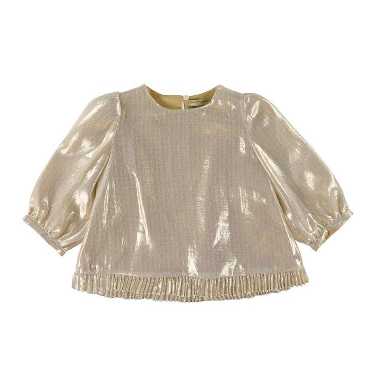 Stella McCartney Kids Bluse - Beige m. Glimmer