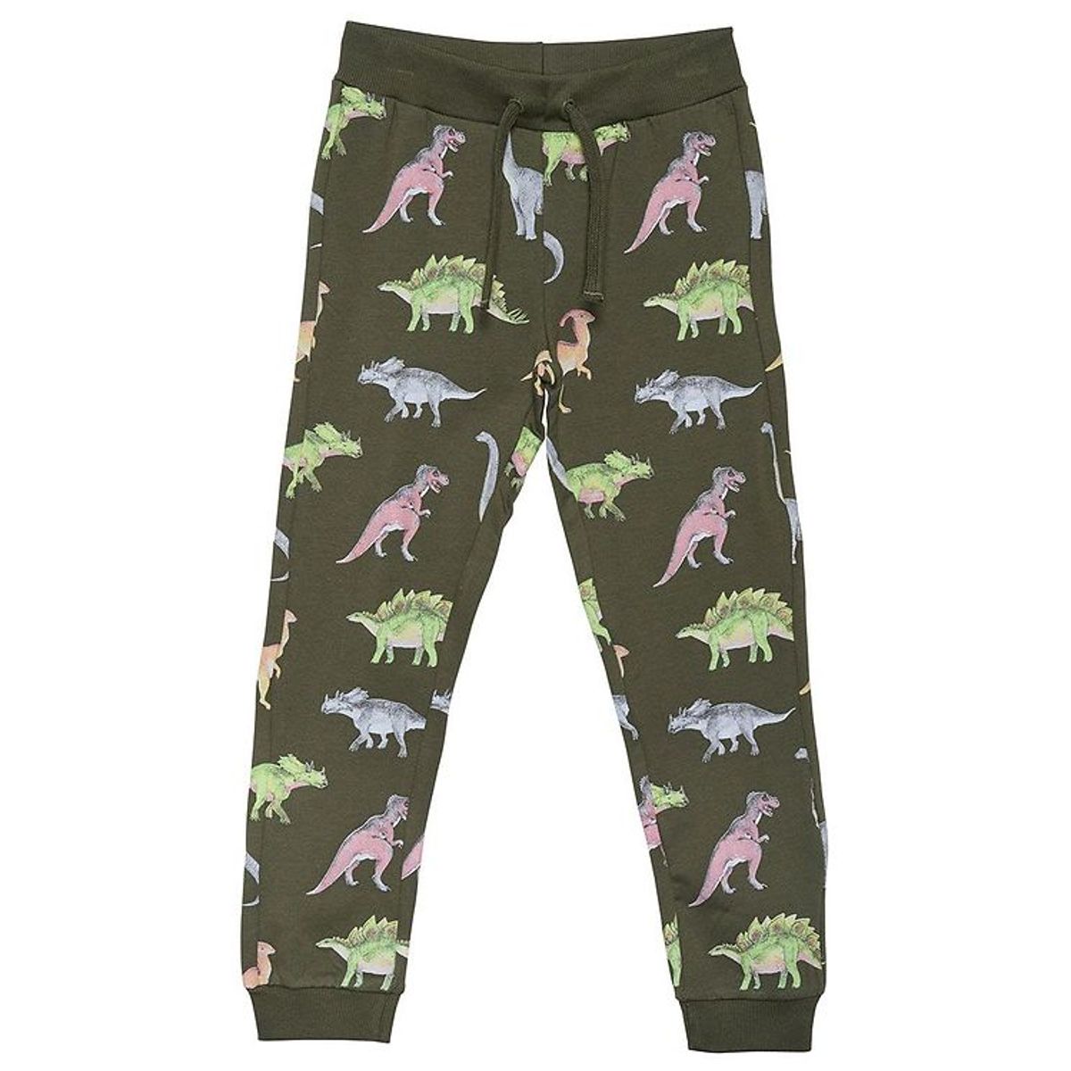 Minymo Sweatpants - Forest Night m. Dinosaur