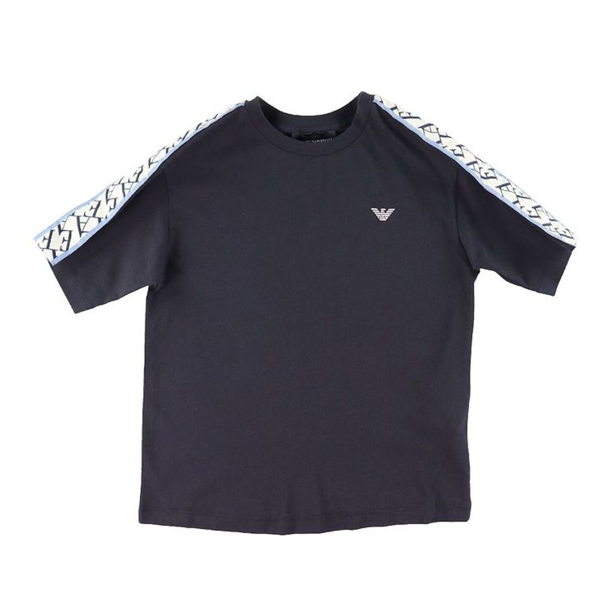 Emporio Armani T-shirt - Blue Navy m. Logostribe