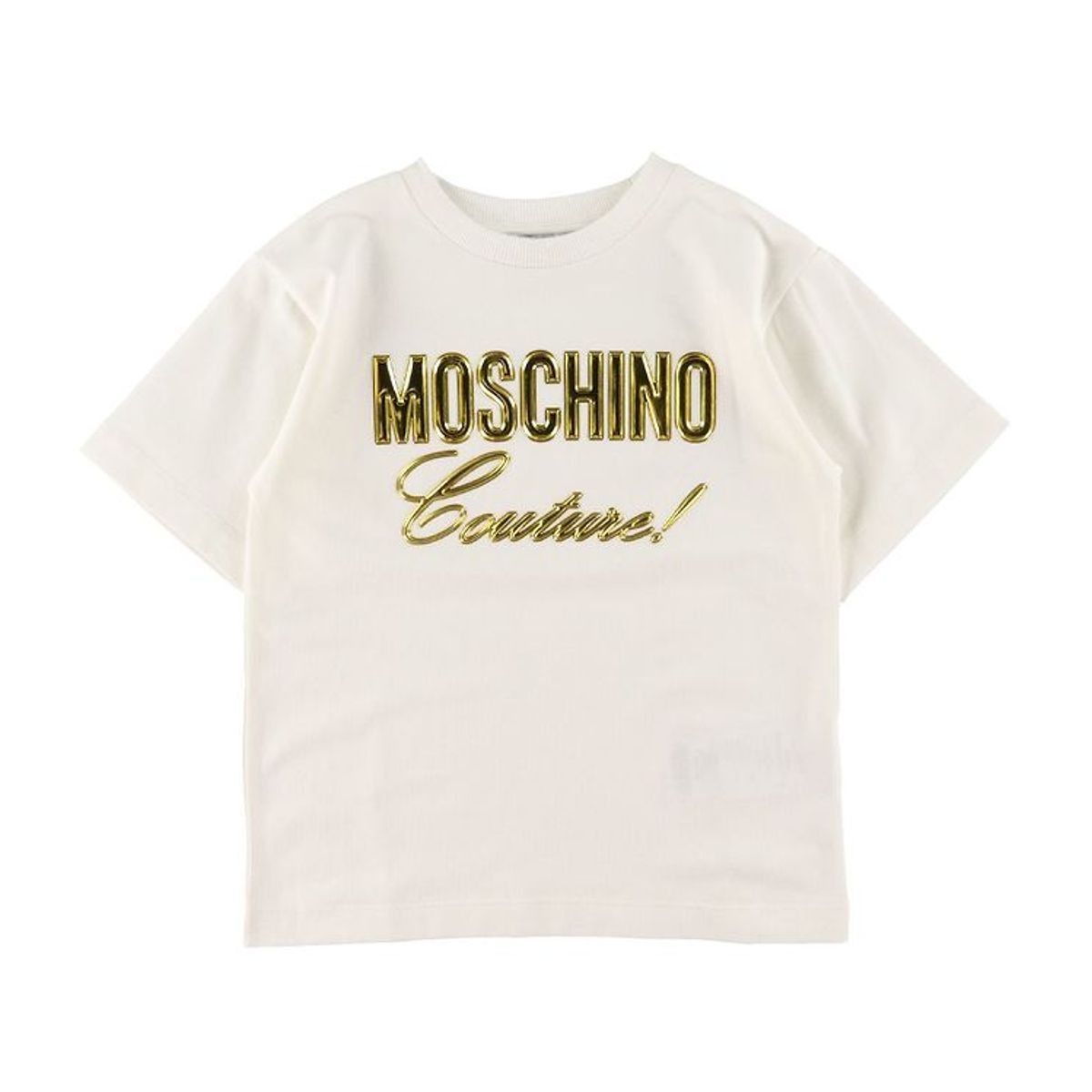 Moschino T-shirt - Hvid m. Guld