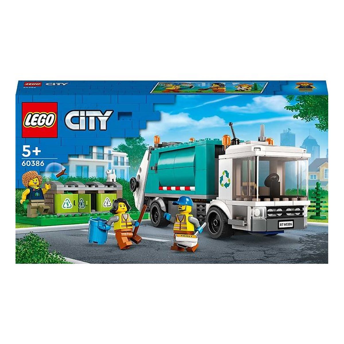 LEGO ® City - Affaldssorteringsbil 60386 - 261 Dele