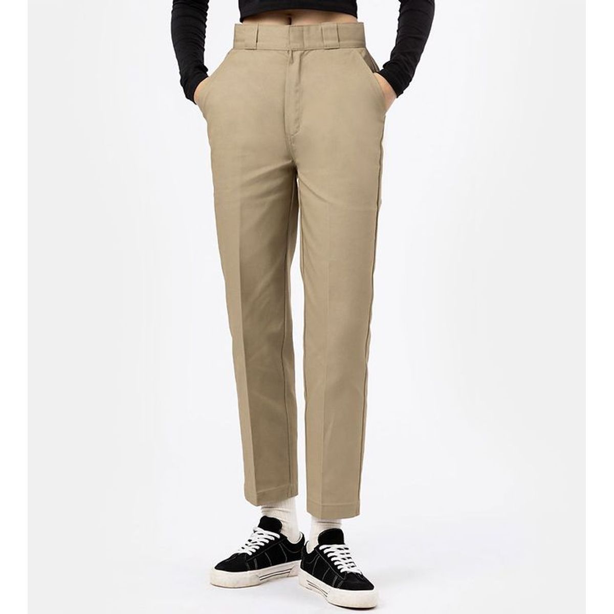 Dickies Bukser - Phoenix Cropped Rec - Khaki