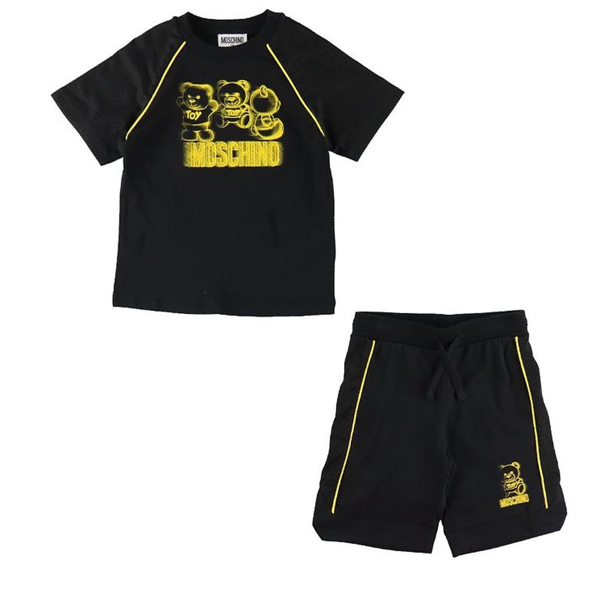 Moschino T-shirt/Shorts - Sort m. Gul