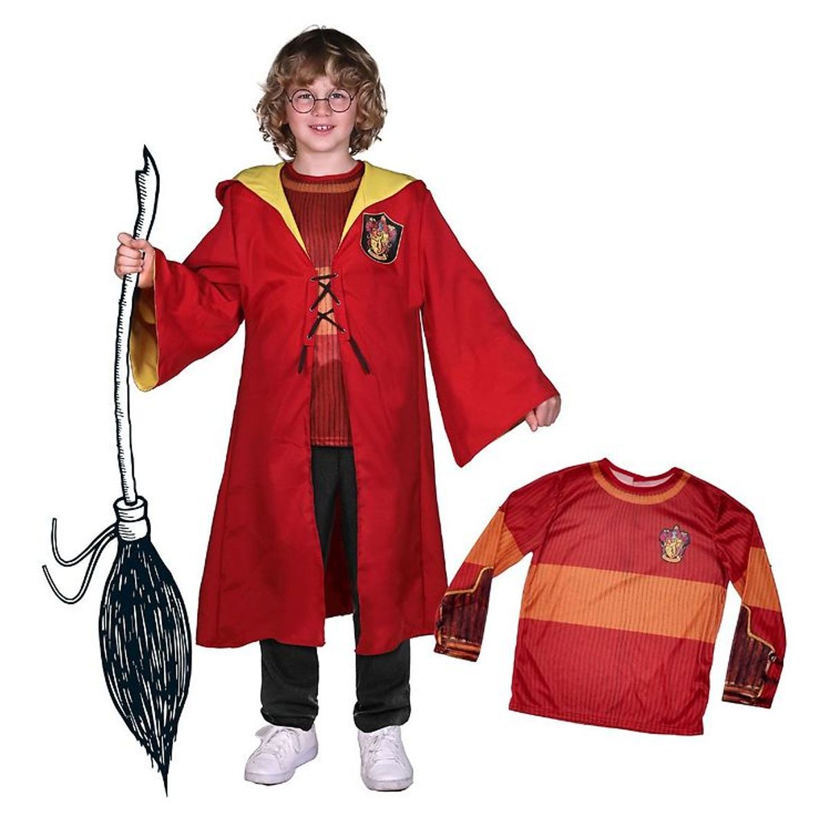 Ciao Srl. Udklædning - Harry Potter - Quidditch