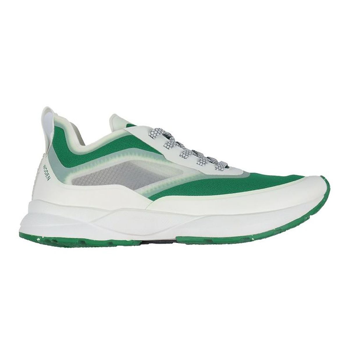 Woden Sneakers - Stelle Transparent - Hvid/Basil