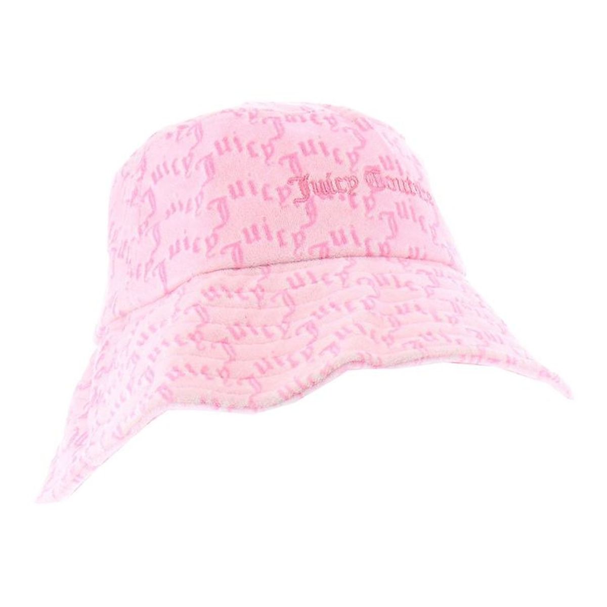 Juicy Couture Bøllehat - Frotté - Pink Arched Mono