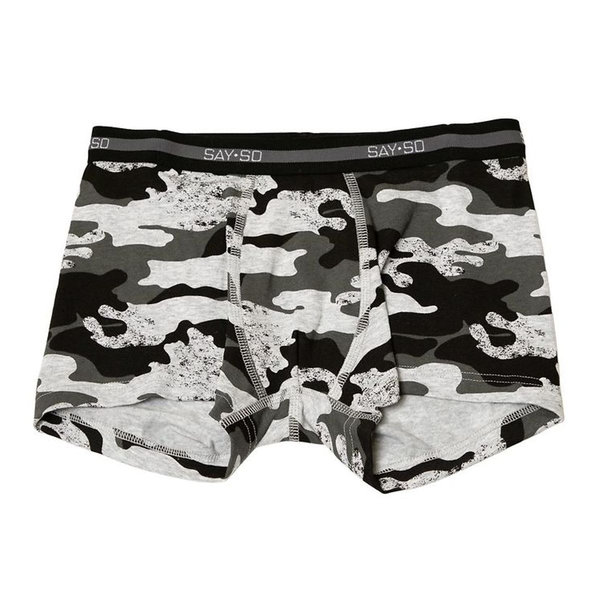 Say-So Boxershorts - Gråmeleret m. Camouflage