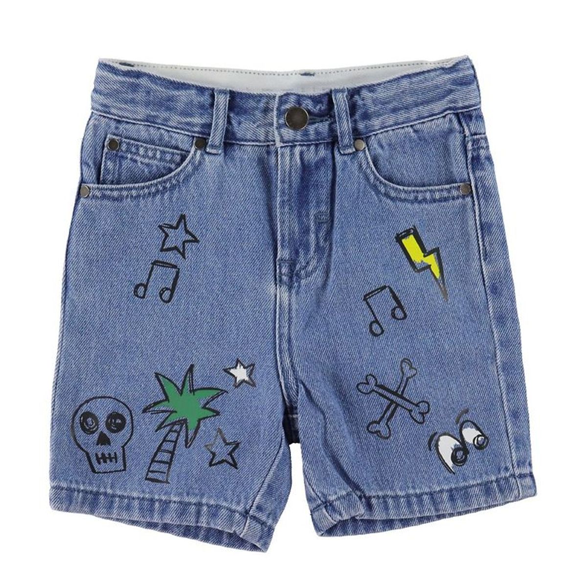 Stella McCartney Kids Shorts - Denim - Blå m. Print