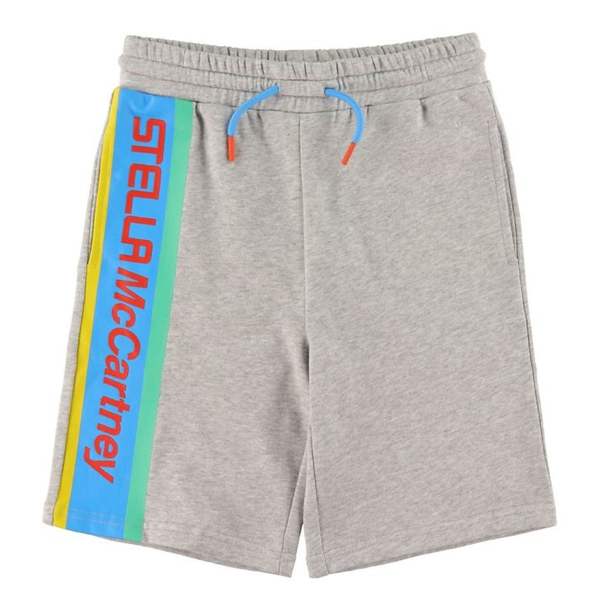 Stella McCartney Kids Sweatshorts - Gråmeleret m. Stribe