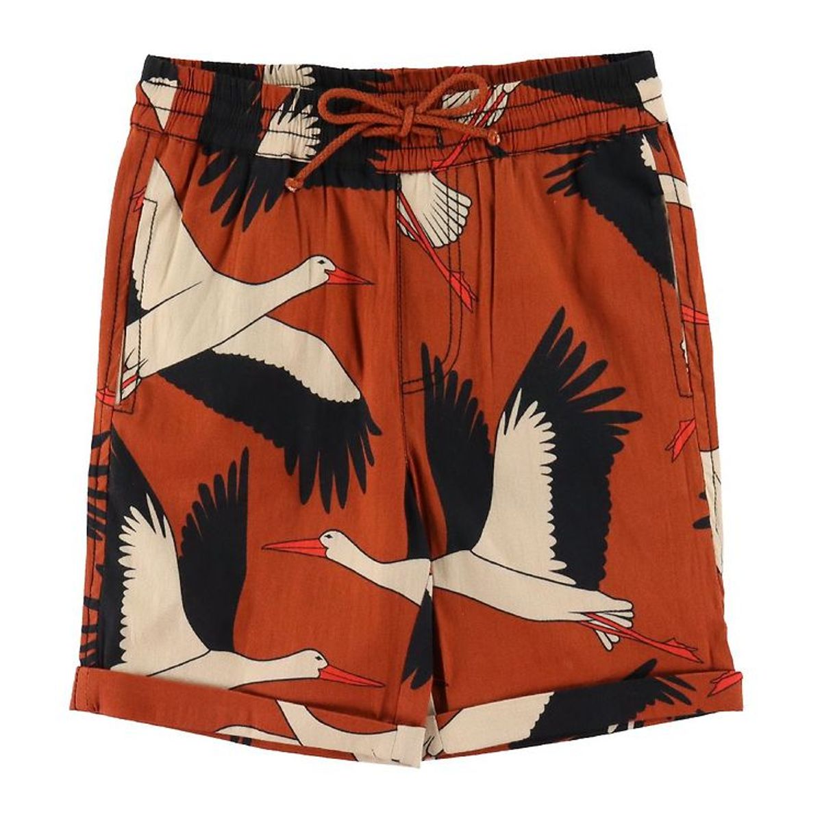 Danefæ Shorts - Danalfred Poplin - Rust