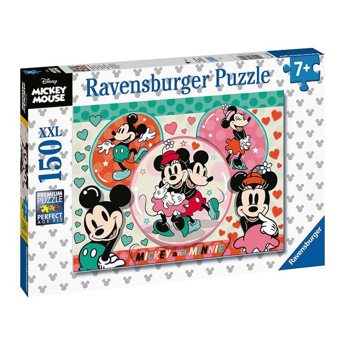 Ravensburger Puslespil - 150 Brikker - Mickey & Minnie