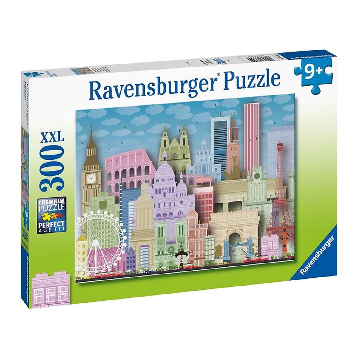 Ravensburger Puslespil - 300 Brikker - Map Of Europe