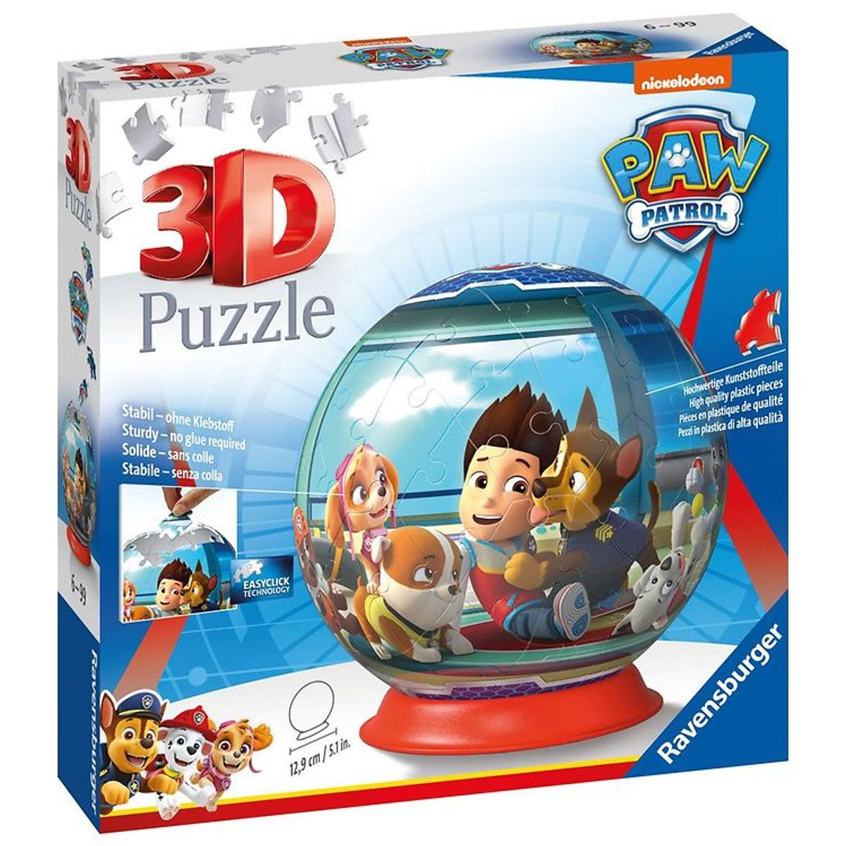 Ravensburger 3D Puslespil - 72 Brikker - Paw Patrol