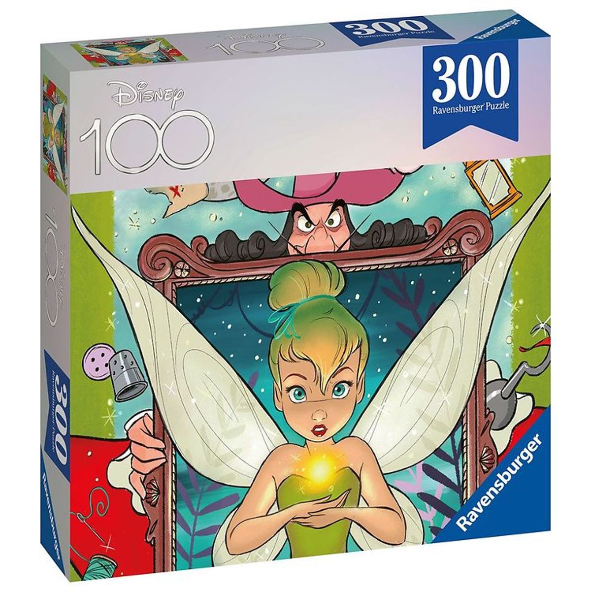 Ravensburger Puslespil - 300 Brikker - Disney Tinkerbell 100 år