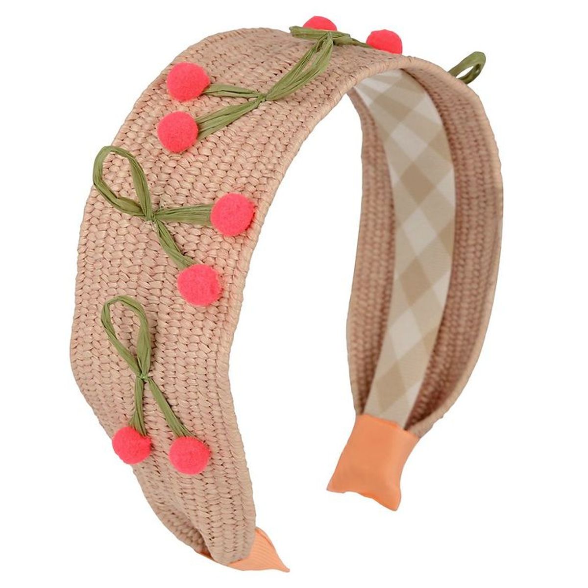 Meri Meri Hårbøjle - Raffia Headband Cherries