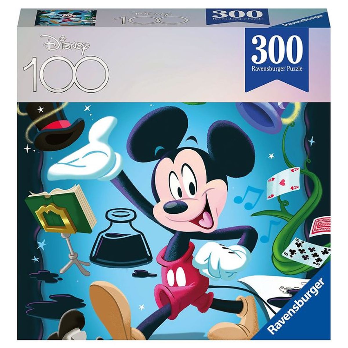 Ravensburger - 300 Brikker - Disney Mickey Mouse 100 år