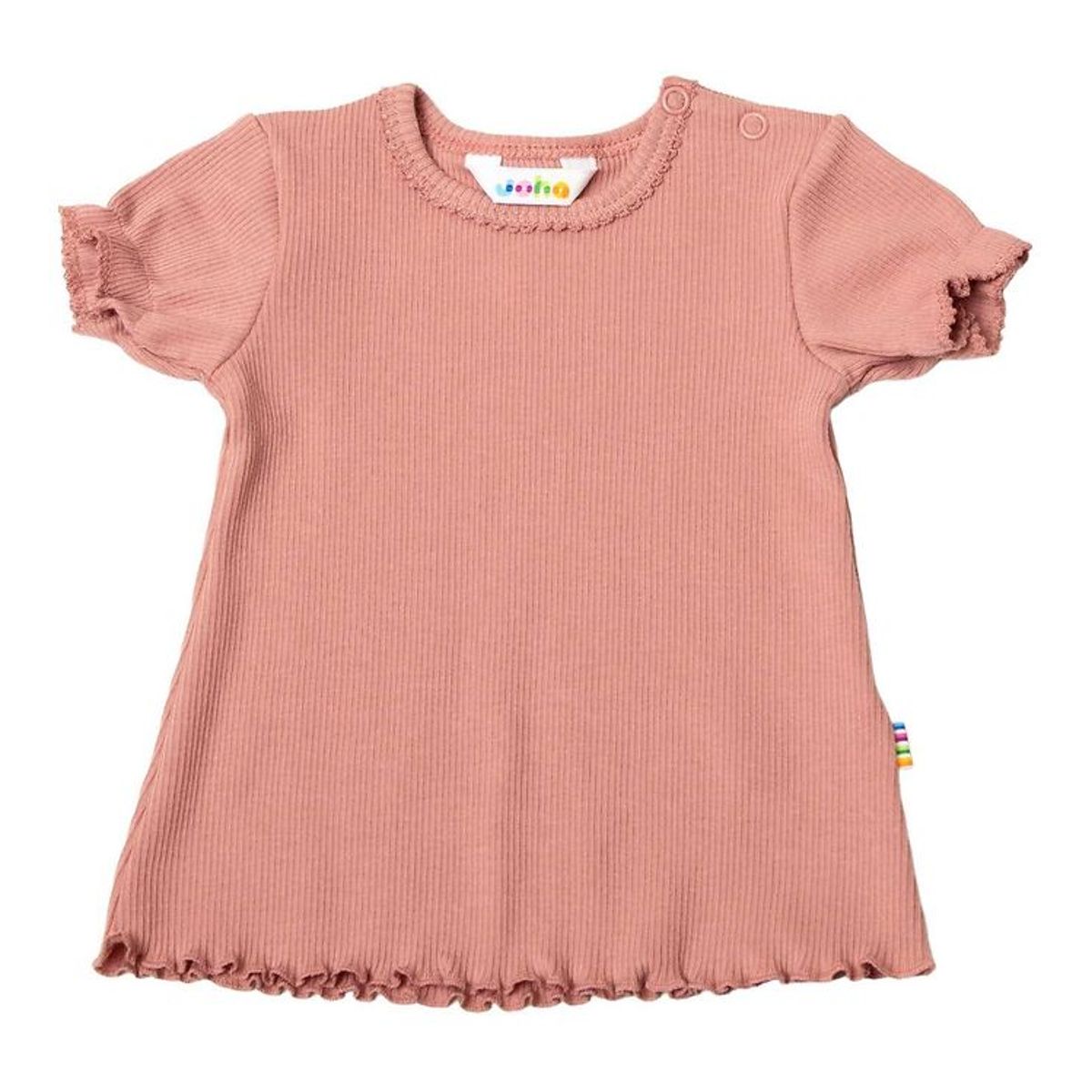 Joha T-shirt - Rib - A-shape - Rosa