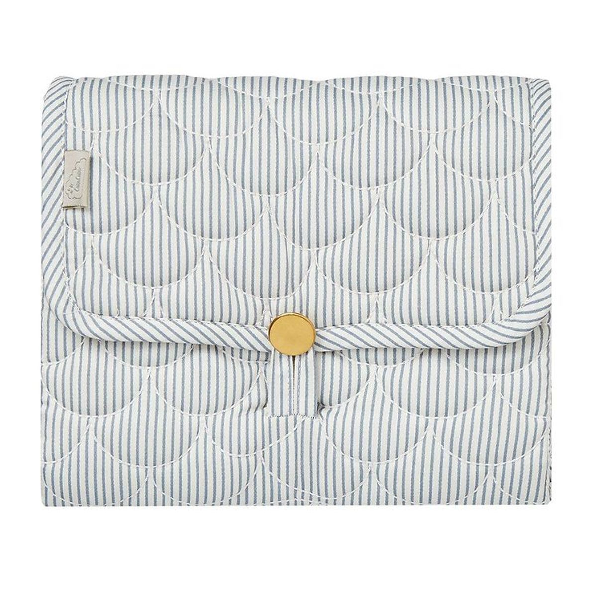 Cam Cam Pusleunderlag - Quilted - 70x44 cm - Classic Stripes Blu