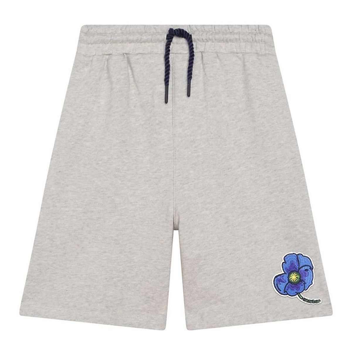 Kenzo Sweatshorts - Exclusive Edition - Gråmereret m. Blå Bloms