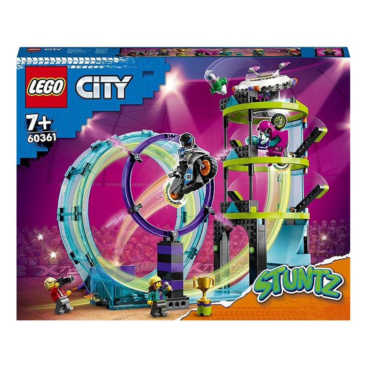 LEGO ® City - Ultimativ Stuntkøreudfordring 60361 - 385 Dele