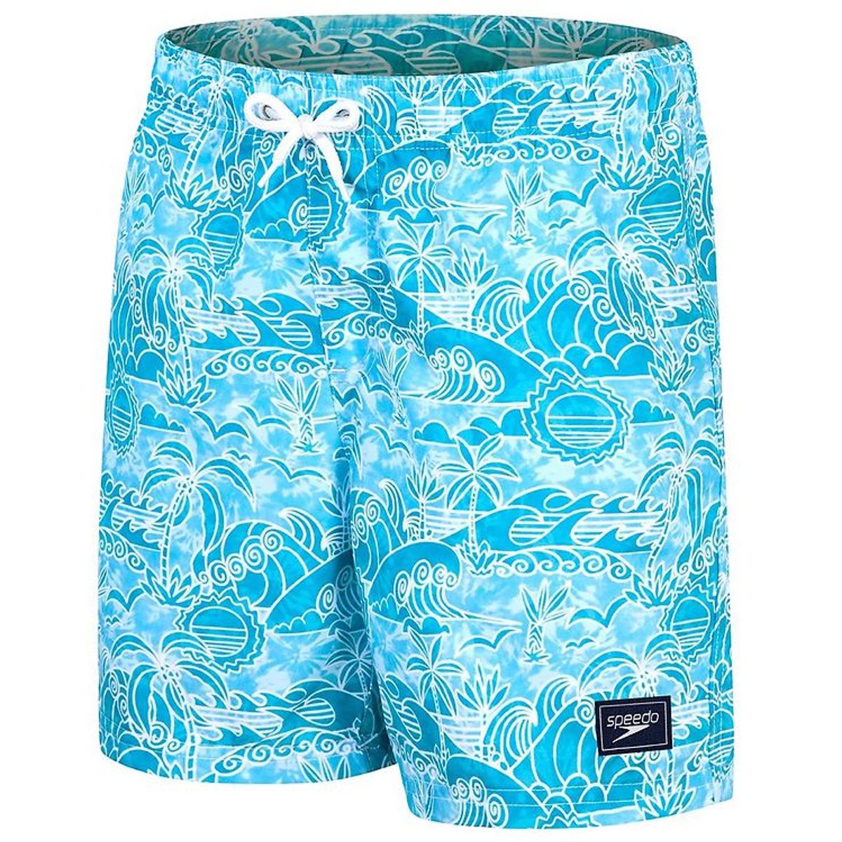 Speedo Badeshorts - Printed - Blå