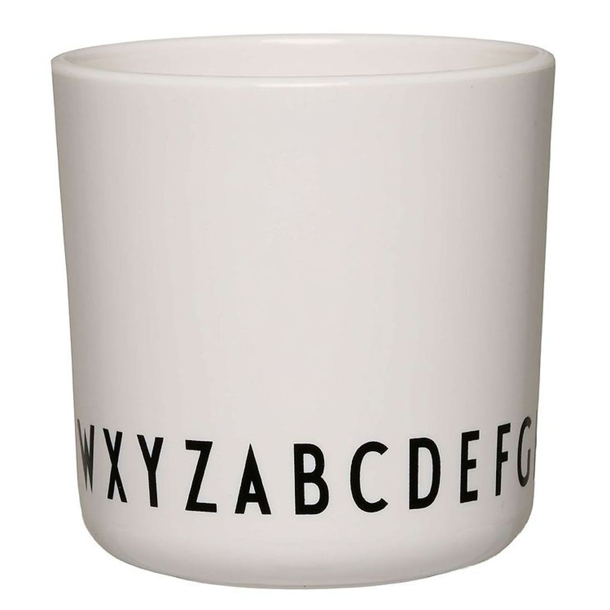 Design Letters Kop - Kids Basic Eco Cup - ABC - White