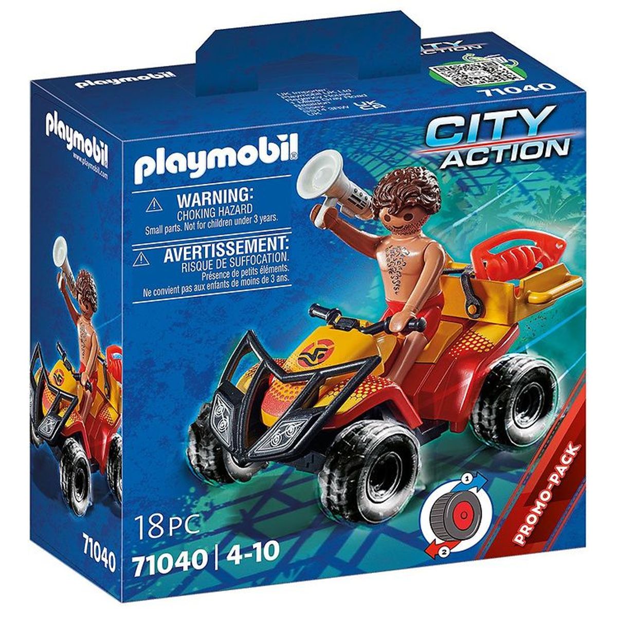 Playmobil City Action - Livredder-ATV - 71040 - 18 Dele