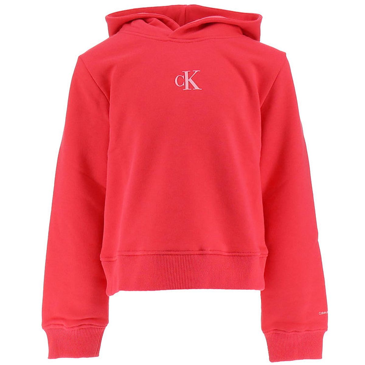 Calvin Klein Hættetrøje - Logo Boxy - Teaberry