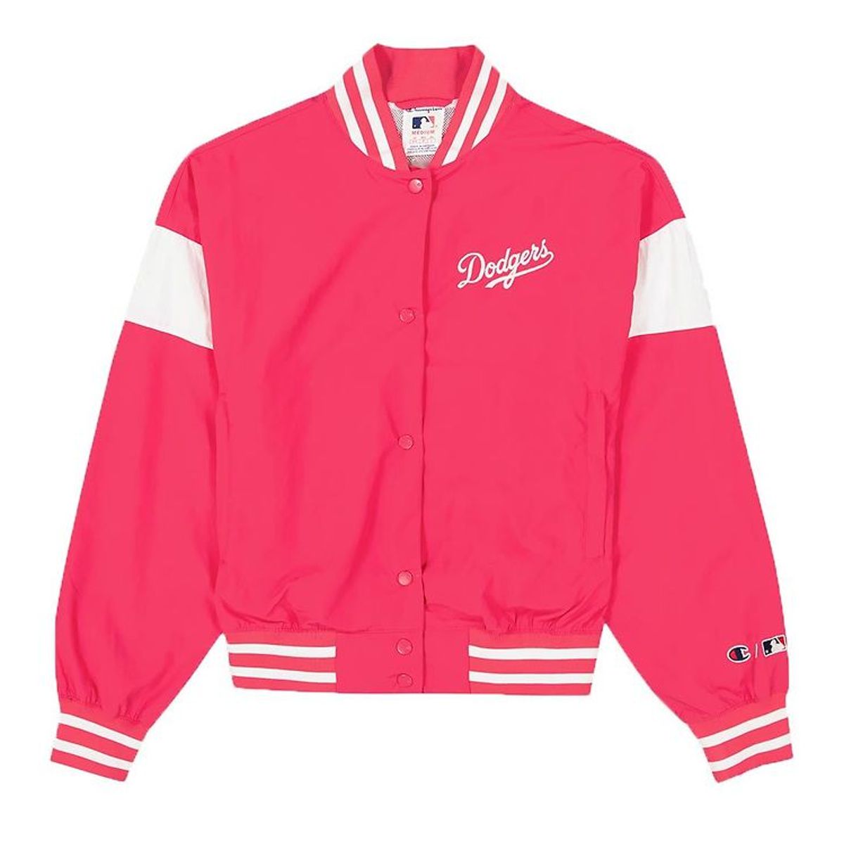 Champion Fashion Bomberjakke - Pink m. Hvid