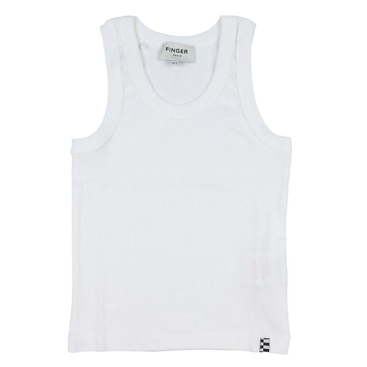 Finger In The Nose Tanktop - Rib - Hvid