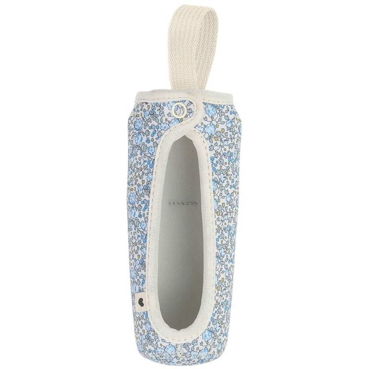 BIBS X Liberty Flaske Etui - Stor - 225 ml - Blomster - Ivory