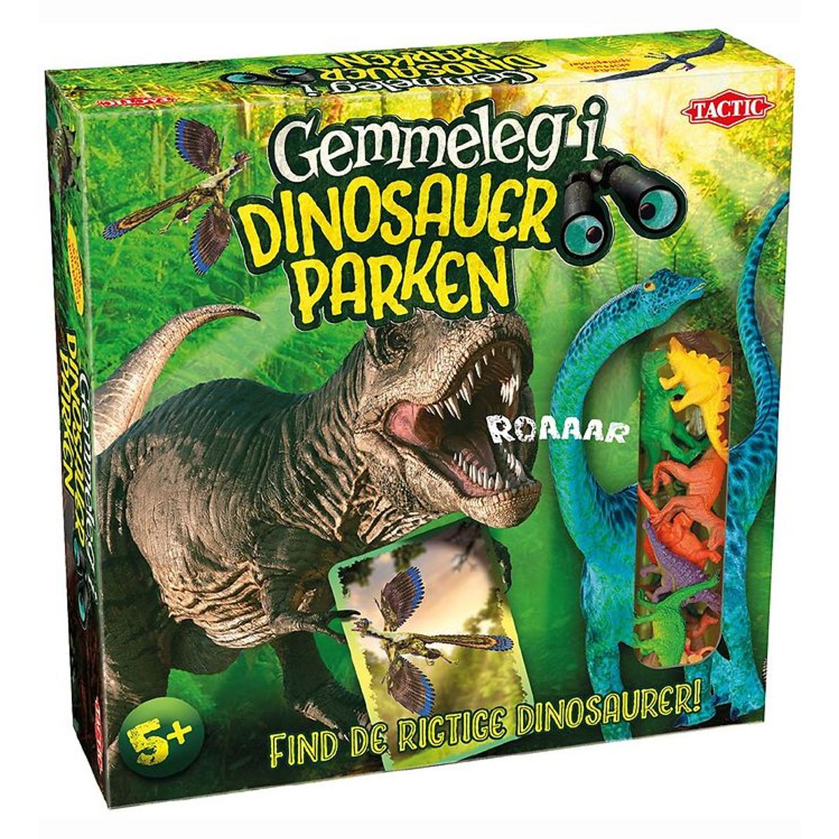 TACTIC Brætspil - Gemmeleg I Dinosaurparken - Dansk