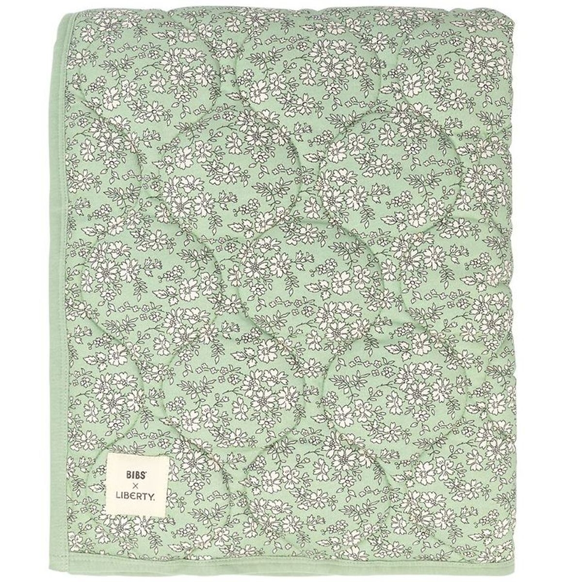 Bibs X Liberty Tæppe - Quilted - 85x110 cm. - Blomster - Capel S