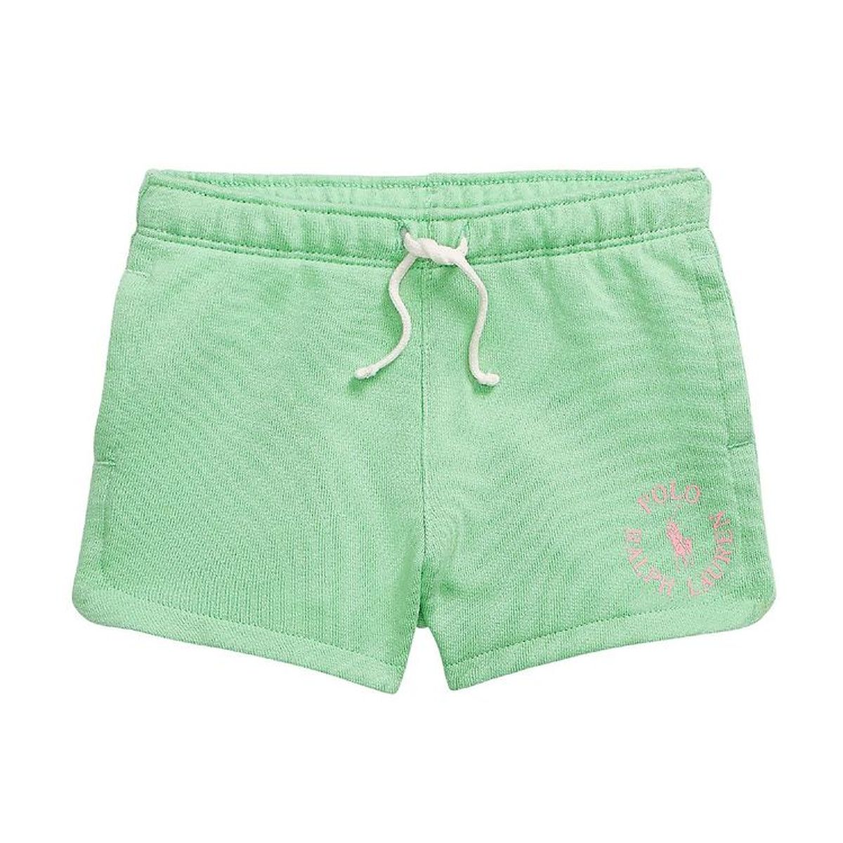 Polo Ralph Lauren Sweatshorts - Longwood - Lysegrøn m. Rosa