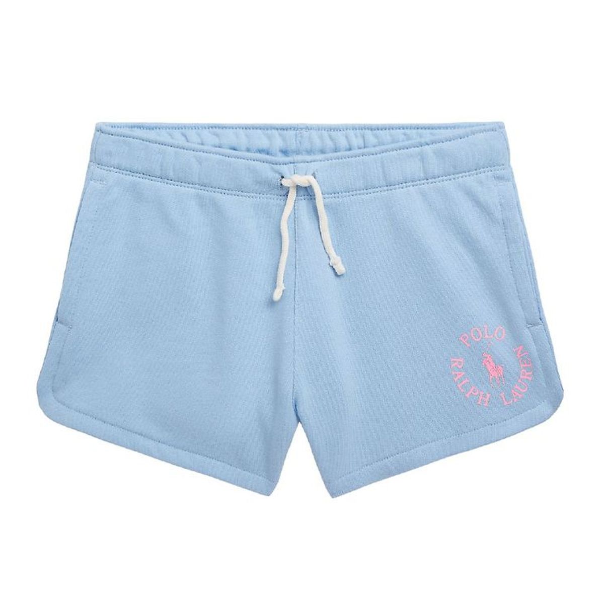 Polo Ralph Lauren Sweatshorts - Longwood - Lyseblå m. Rosa