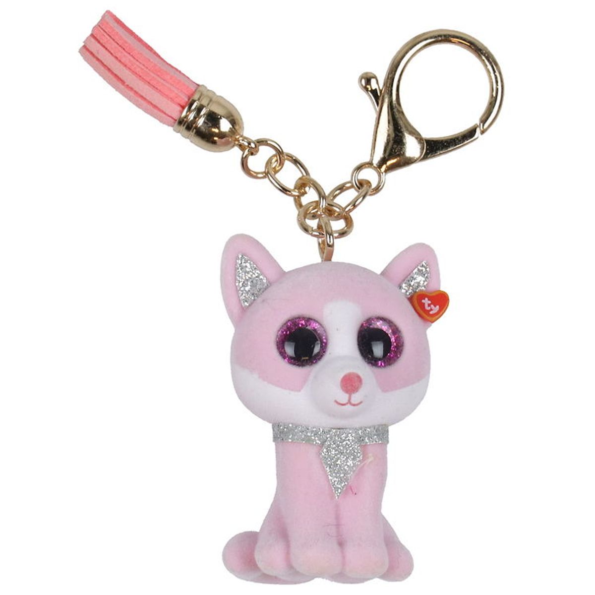 Ty Nøglering m. Bamse - Mini Boos - 6 cm - Fiona